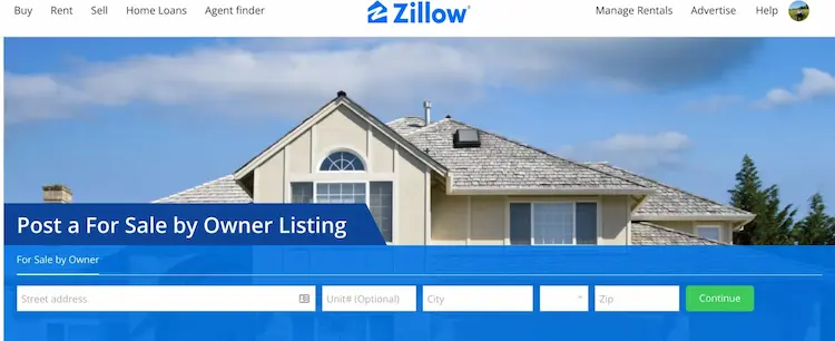 post a for sale by owner listing on zillow