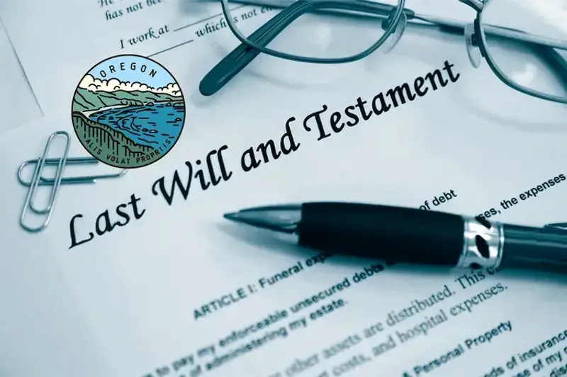 Inheritance documents with Oregon logo.